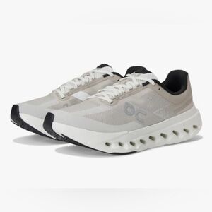 On Running Cloudsurfer Next Women's Sneakers in Light Stone and White
